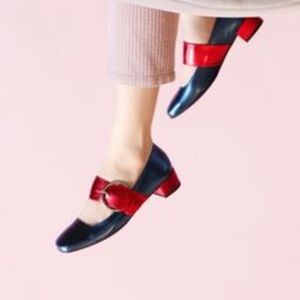 Elegant Red and Black Women's Shoes